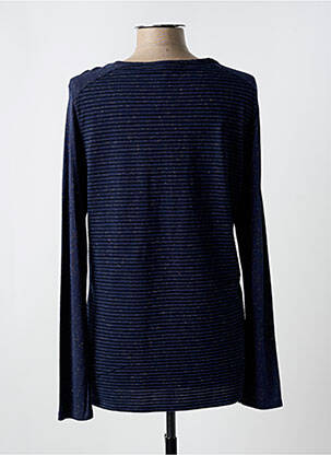 Pull coupe cintrée manches longues bleu ARMOR LUX femme