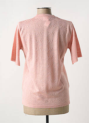 T-shirt coupe cintrée manches courtes rose ANGELLA femme