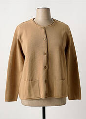 Gilet manches longues marron FELINO pour femme seconde vue