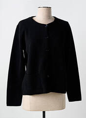 Gilet manches longues noir FELINO pour femme seconde vue