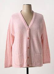 Gilet manches longues rose ATLANTA pour femme seconde vue