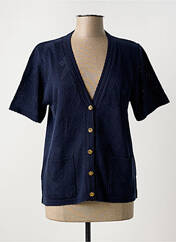 Gilet manches courtes bleu 20/20 pour femme seconde vue