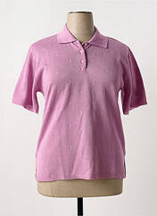 Polo violet QUATRE VINGT JOURS pour femme seconde vue
