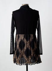 Robe courte noir HALOGENE pour femme seconde vue