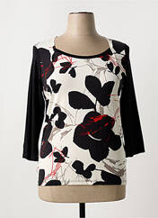 T-shirt noir QUATRE VINGT JOURS pour femme seconde vue