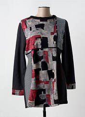 Tunique manches longues noir QUATRE VINGT JOURS pour femme seconde vue