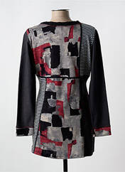 Tunique manches longues noir QUATRE VINGT JOURS pour femme seconde vue