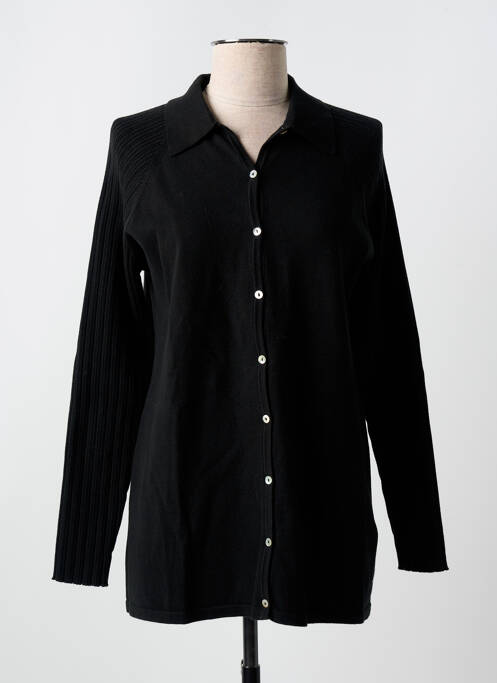 Gilet manches longues noir ARMOR LUX pour femme