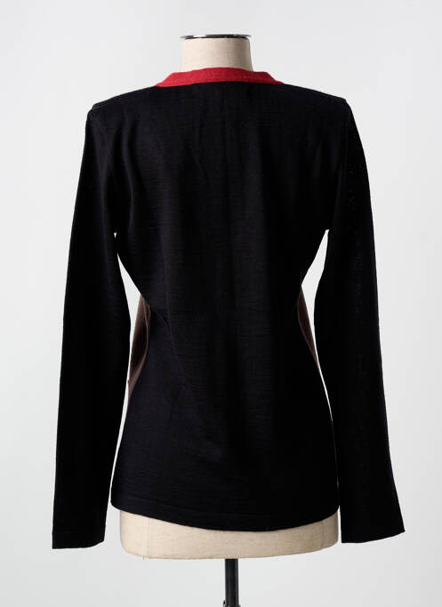 Gilet manches longues noir CLAUDE DE SAIVRE femme