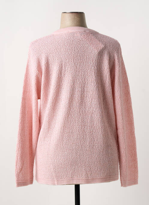 Gilet manches longues rose ATLANTA femme