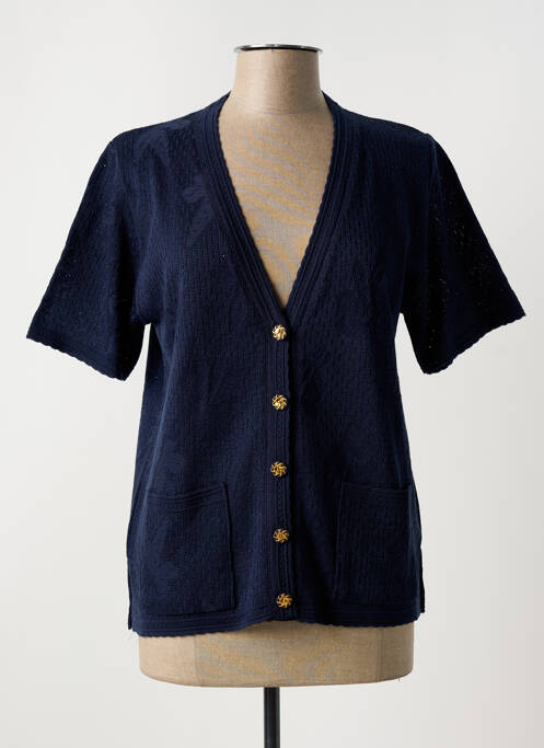 Gilet manches courtes bleu 20/20 pour femme