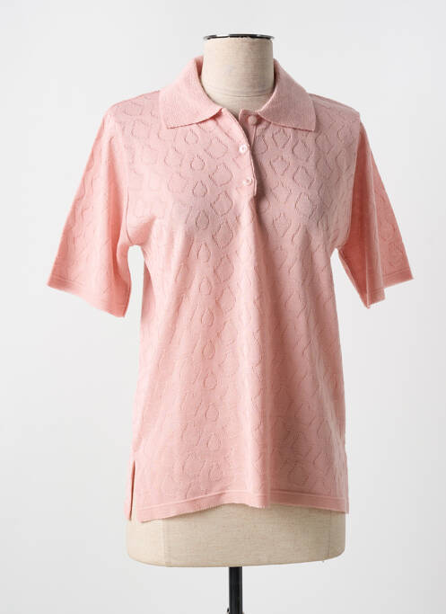 Polo rose QUATRE VINGT JOURS pour femme