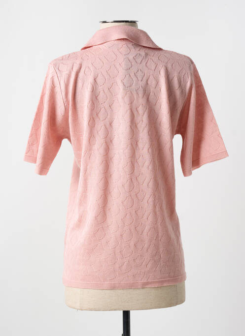 Polo rose QUATRE VINGT JOURS pour femme