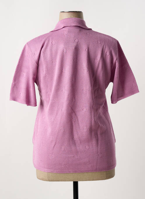 Polo violet QUATRE VINGT JOURS pour femme