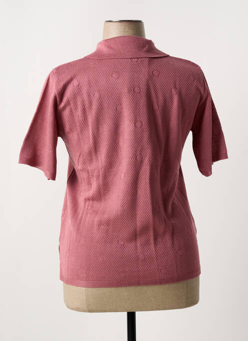 Polo violet fonce QUATRE VINGT JOURS femme