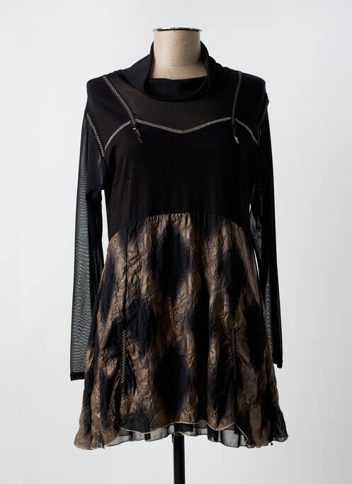 Robe courte noir HALOGENE pour femme