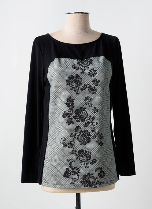 T-shirt noir QUATRE VINGT JOURS pour femme