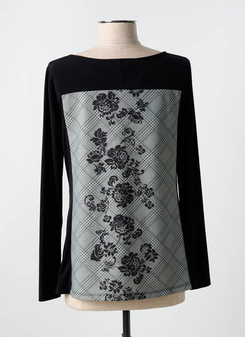 T-shirt noir QUATRE VINGT JOURS pour femme