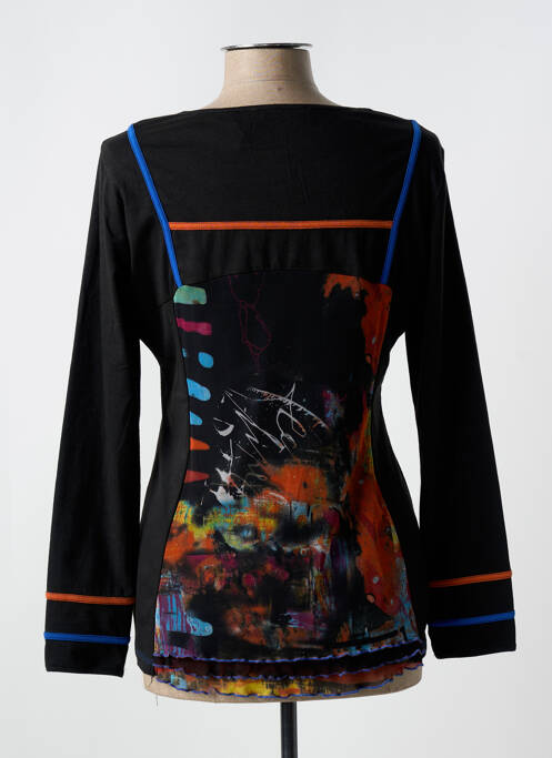 T-shirt noir QUATRE VINGT JOURS pour femme