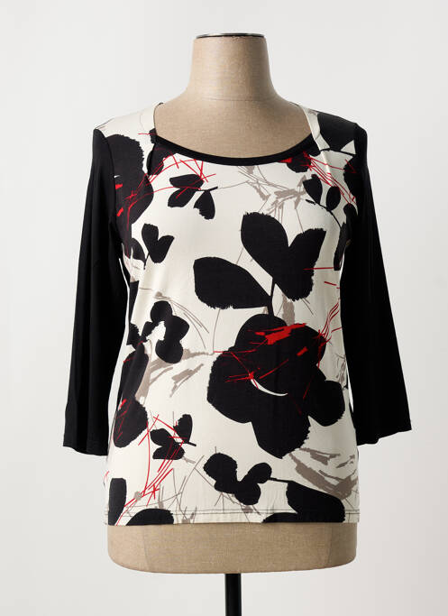 T-shirt noir QUATRE VINGT JOURS pour femme