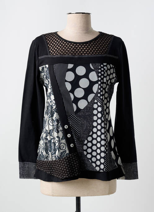 T-shirt noir S.QUISE pour femme