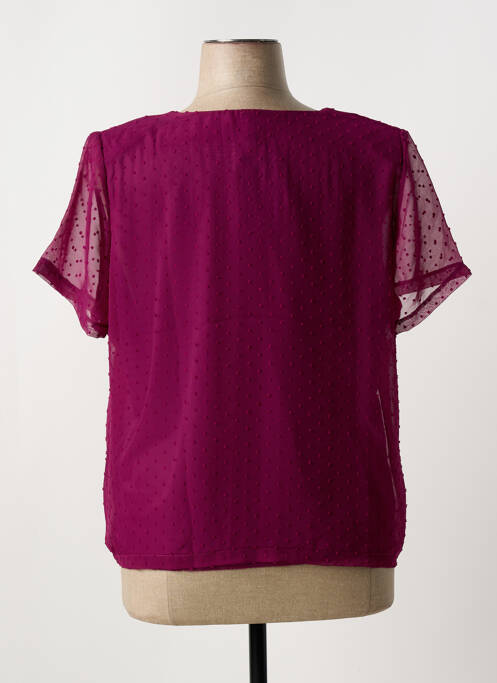 T-shirt violet PLURIELLES pour femme