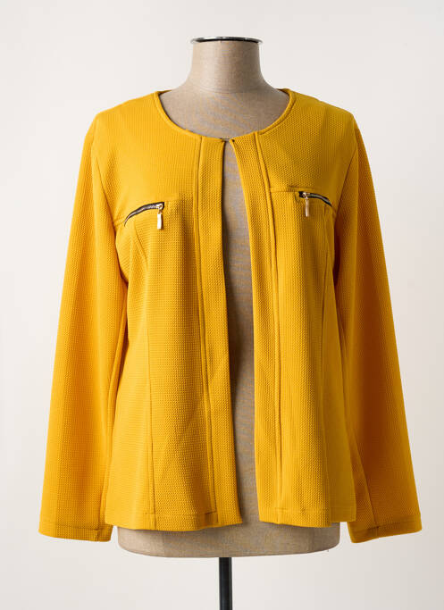 Veste casual jaune PLURIELLES pour femme