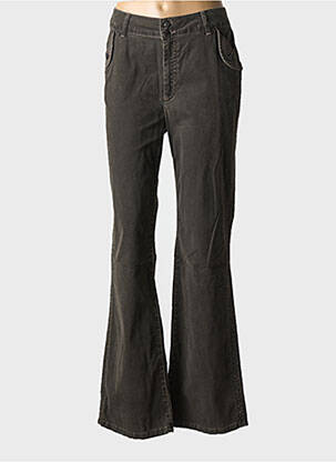 Jean coupe flare stretch taille normale gris KANOPE femme