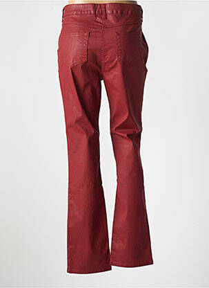 Jeans coupe slim taille normale taille normale rouge CLAUDE DE SAIVRE femme