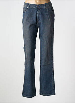 Jeans coupe droite stretch taille normale bleu LUCCHINI femme