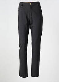 Pantalon slim stretch taille normale gris LEMON DRESS femme