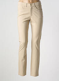 Pantalon slim stretch taille normale beige LCDN femme