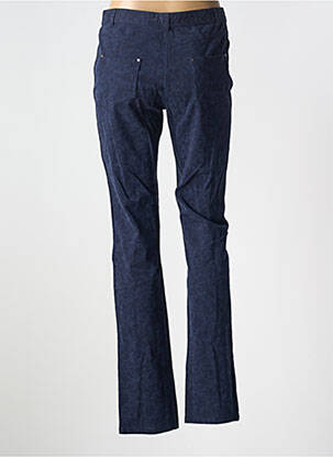 Pantalon slim stretch taille normale bleu FELINO femme