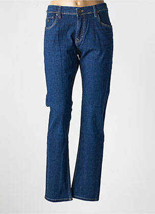 Jeans coupe slim tissage brut taille normale bleu LCDN femme