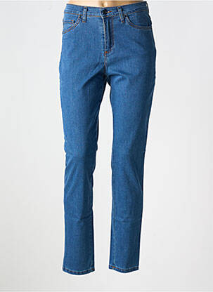 Jeans coupe slim stretch taille normale bleu LCDN femme