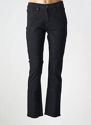 Jeans coupe slim stretch taille normale noir LCDN femme