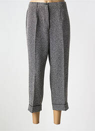 Pantalon 7/8 taille haute taille haute noir ATLANTA femme