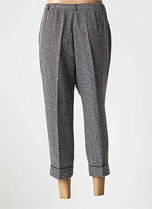 Pantalon 7/8 taille haute taille haute noir ATLANTA femme
