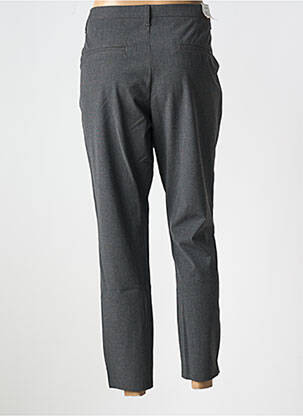 Pantalon 7/8 taille à pinces taille basse gris KANOPE femme
