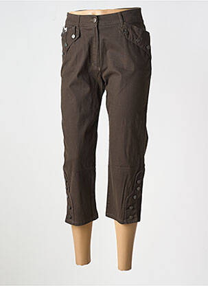 Pantacourt vert LUCCHINI pour femme