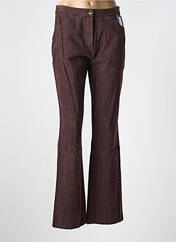 Pantalon flare marron KIPLAY pour femme seconde vue