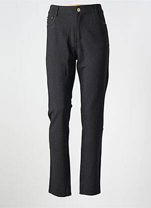 Pantalon slim gris LEMON DRESS pour femme