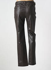 Pantalon slim marron LUCCHINI pour femme seconde vue