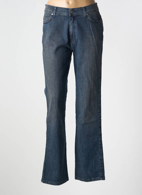 Jeans coupe droite bleu LUCCHINI femme