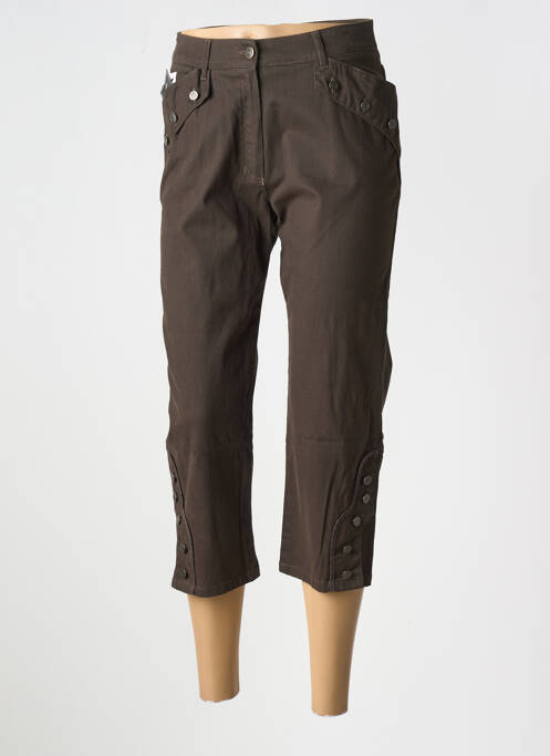 Pantacourt vert LUCCHINI pour femme