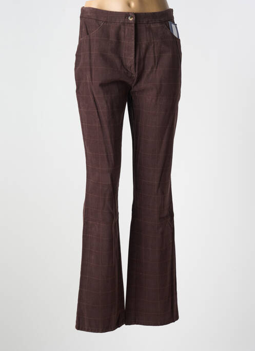 Pantalon flare marron KIPLAY pour femme