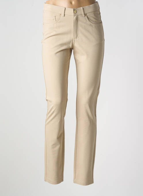 Pantalon slim beige LCDN pour femme