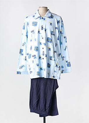 Pyjama tissage jersey bleu PRIVILEGE homme