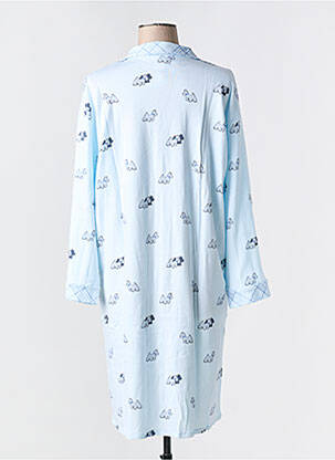 Robe de chambre stretch bleu PRIVILEGE femme