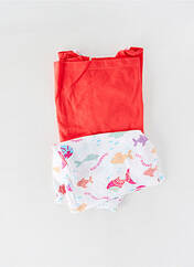 Pyjashort rouge PRIVILEGE pour femme seconde vue